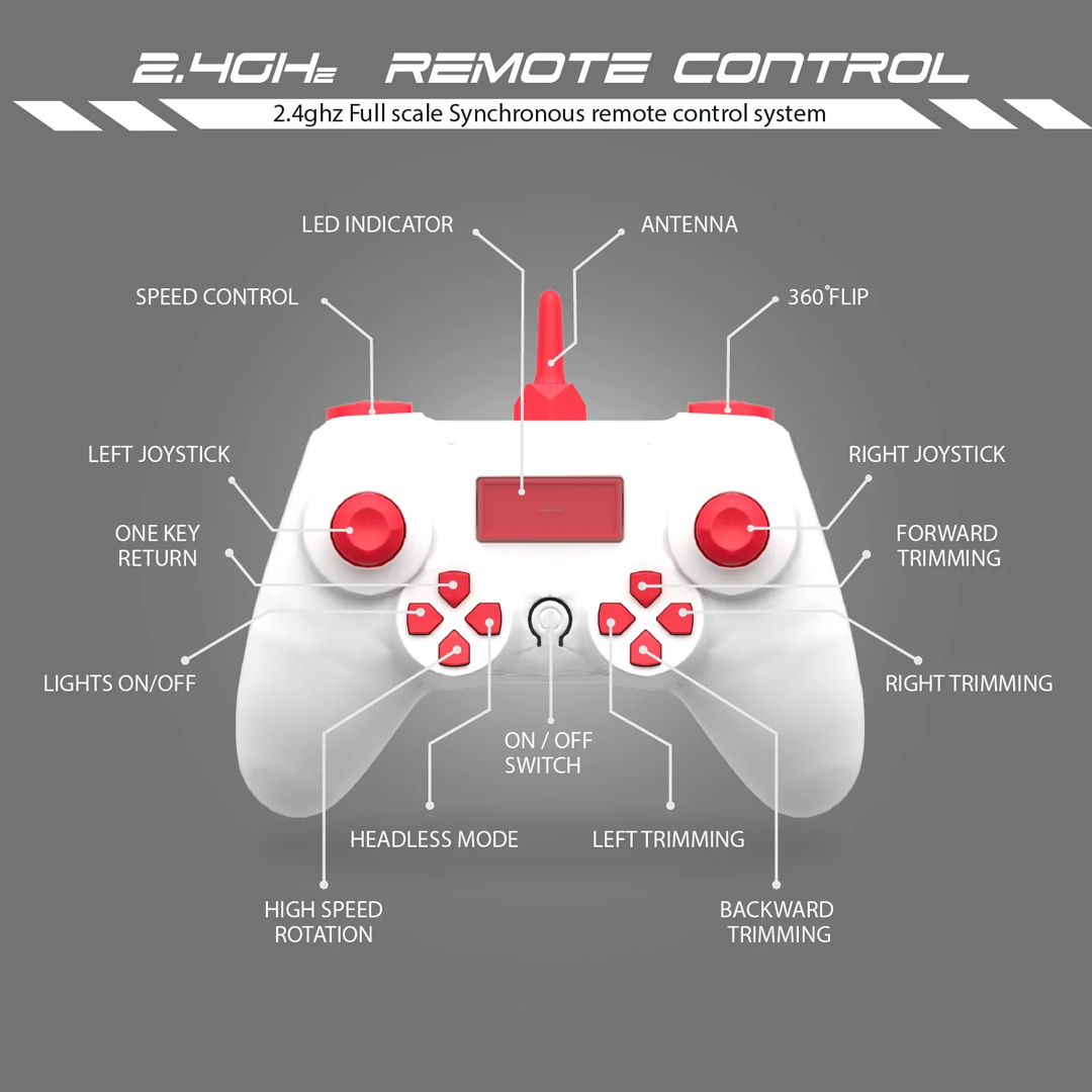 VEER 360 | Altitude Holding Drone | Double Battery-Double Fun - ASSORTED COLOR