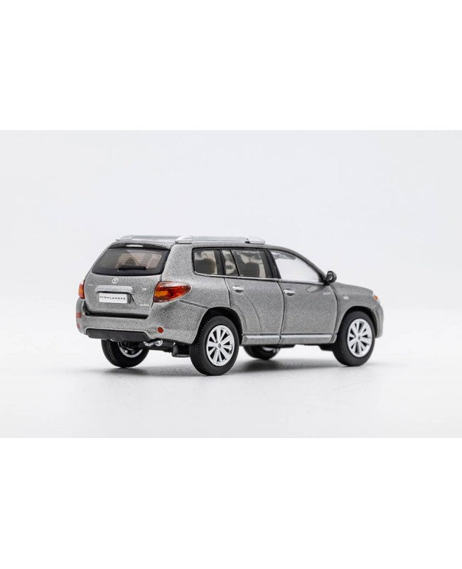 GCD 1:64 Toyota Highlander Diecast Model Car – Gray LHD | Premium Collectible SUV Miniature