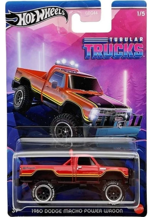 Hot Wheels Premium Tubular Trucks 1980 Dodge Macho Power Wagon