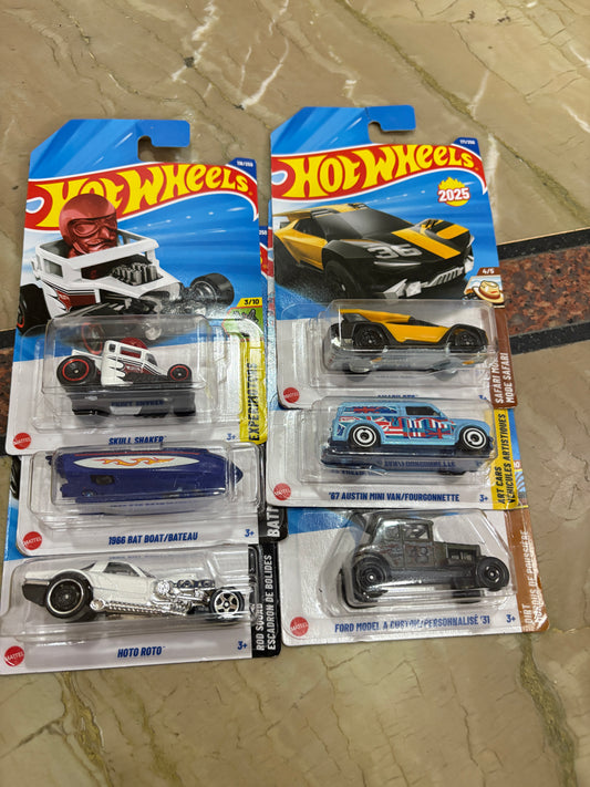 Hot wheels pack of 6