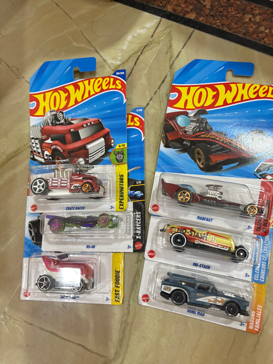Hot wheels pack of 6