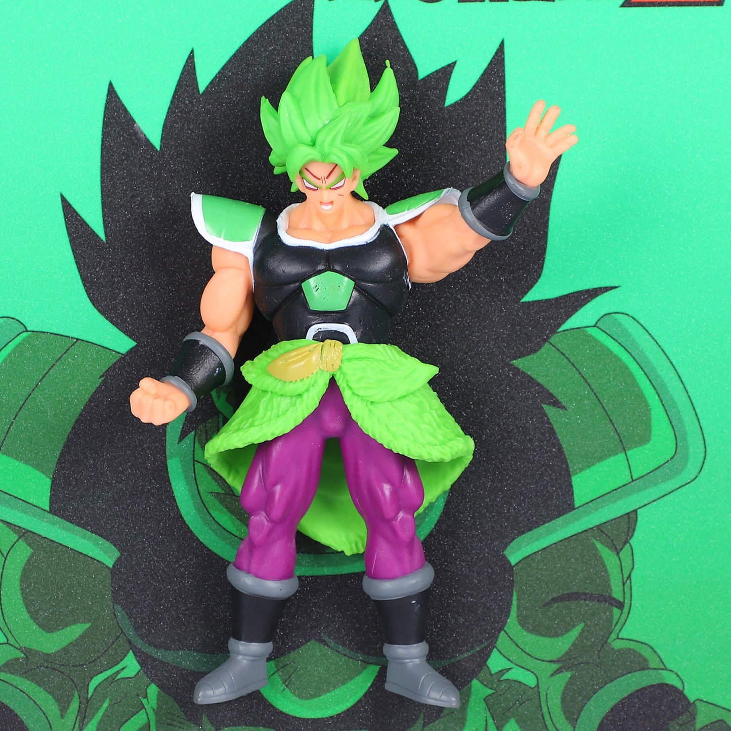 3D Broly From Dragon Ball Decorative Wall Frames – 40x40 cm | Dynamic Superhero Wall Art for Collectors