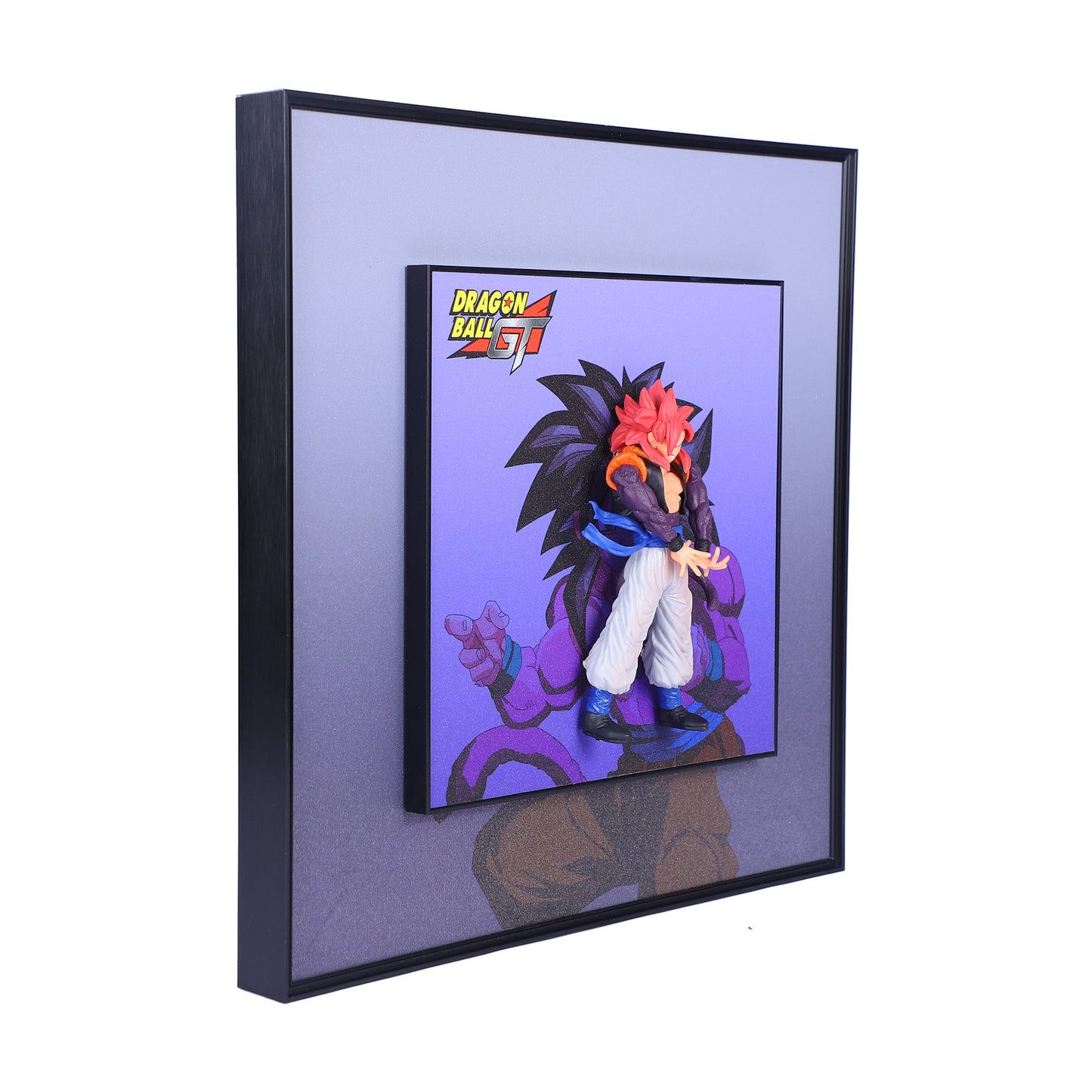 3D Goku From Dragon Ball Decorative Wall Frames – 40x40 cm | Dynamic Superhero Wall Art for Collector