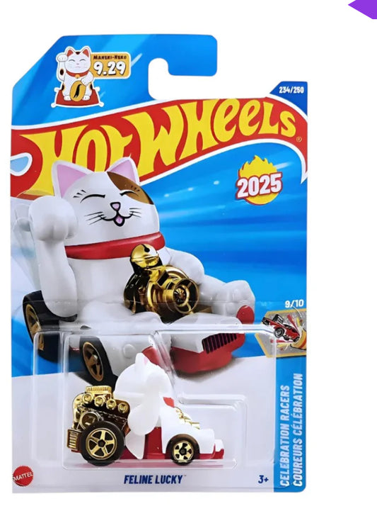 Hot Wheels 2025 Feline Lucky – Celebration Racers Series (234/250)