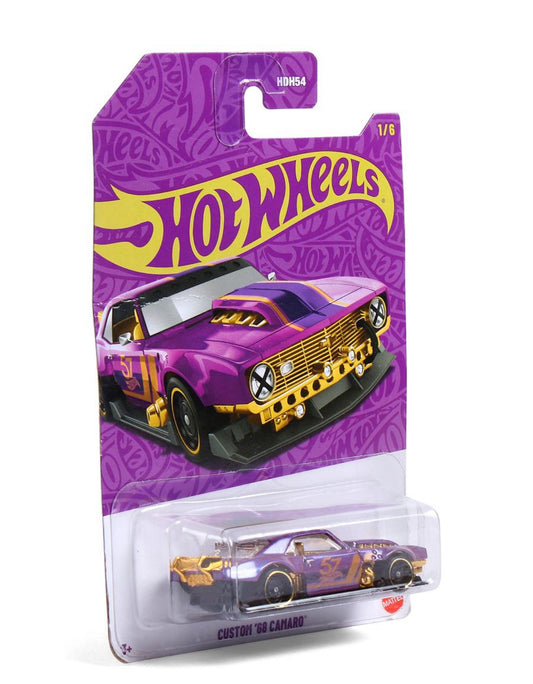 Hot Wheels Custom ’68 Camaro – Purple & Gold Edition (1/6)
