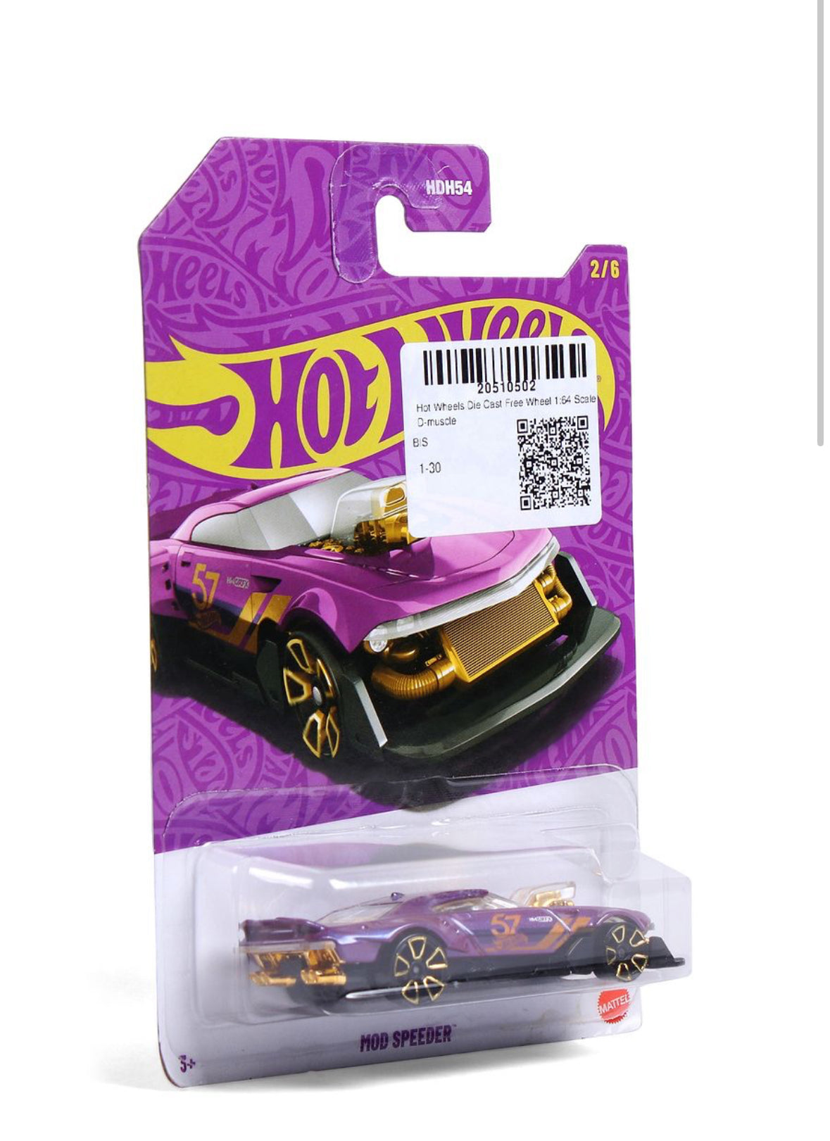 Hot Wheels Mod Speeder – Purple & Gold Edition (2/6)