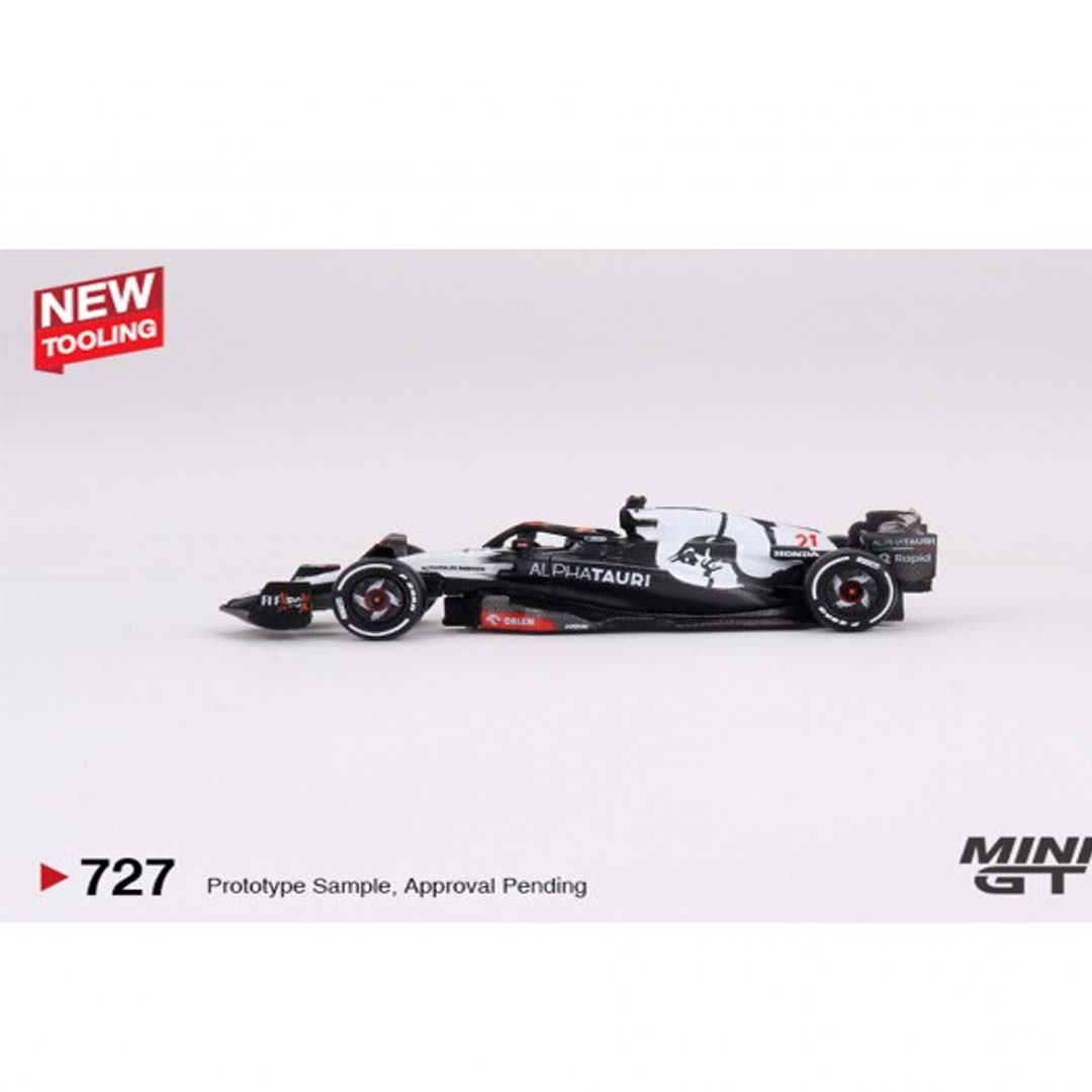 Mini GT 1/64 AlphaTauri AT04 #22 Yuki Tsunoda – 2023 F1, 2023 Australian GP Diecast Model Car