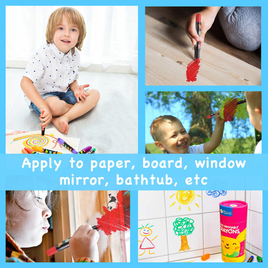 Jar Melo Baby Roo Silky Washable Crayon-Arts & Crafts-Jarmelo-Toycra