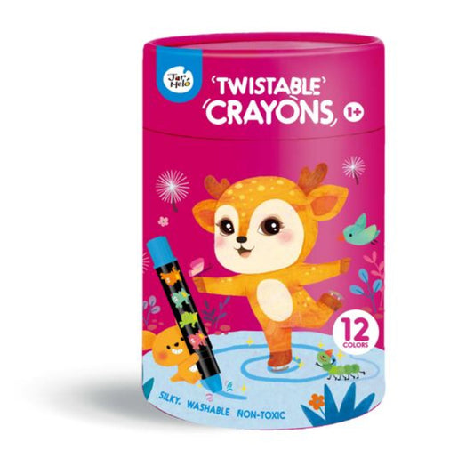 Jar Melo Baby Roo Silky Washable Crayon-Arts & Crafts-Jarmelo-Toycra