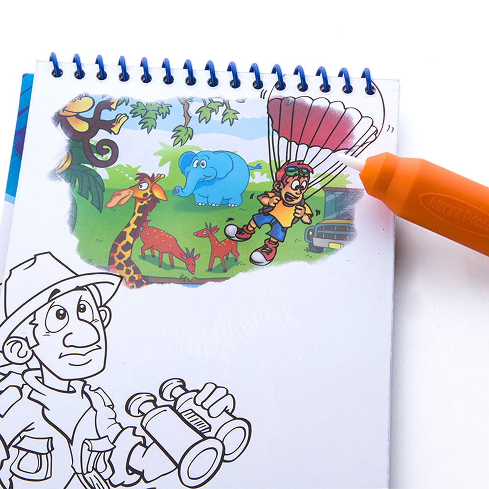 Jar Melo Magic Water Coloring Pad-Arts & Crafts-Jarmelo-Toycra
