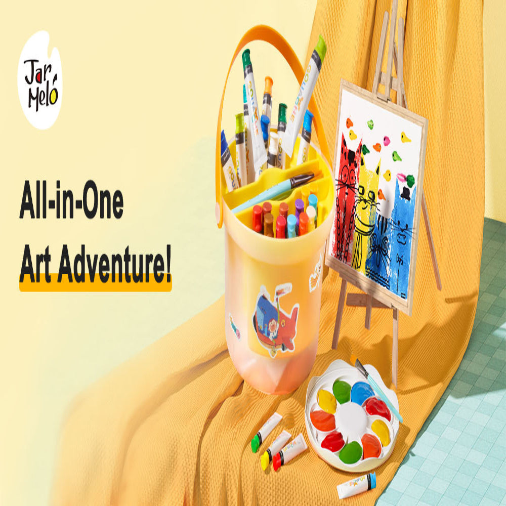 Jar Melo Washable Kids Paint Set - Gouache Paint-Arts & Crafts-Jarmelo-Toycra