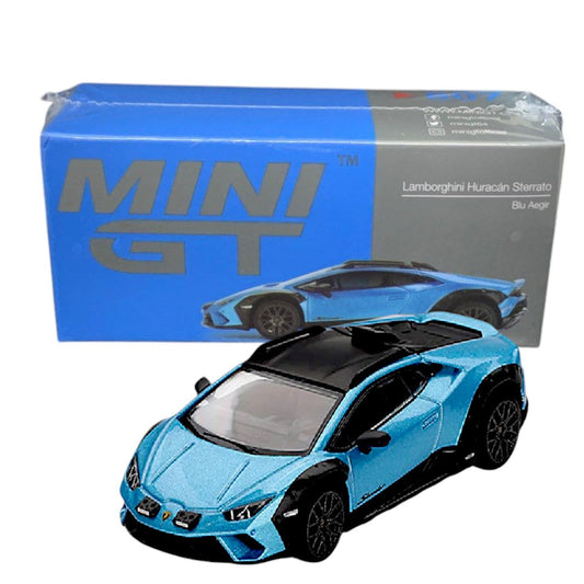 Mini GT #807: Lamborghini Huracán Sterrato Blu Aegir 1:64