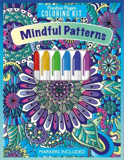 MINDFUL PATTERNS CREATIVE PAGES COLORING KIT