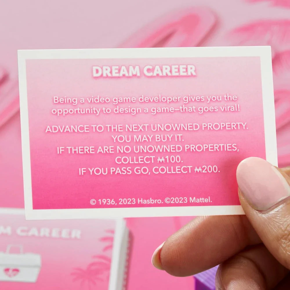 Monopoly: Barbie Edition Board Game