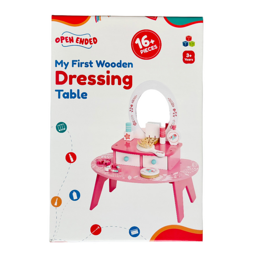 Open Ended My First Wooden Dressing Table-Pretend Play-Open Ended-Toycra