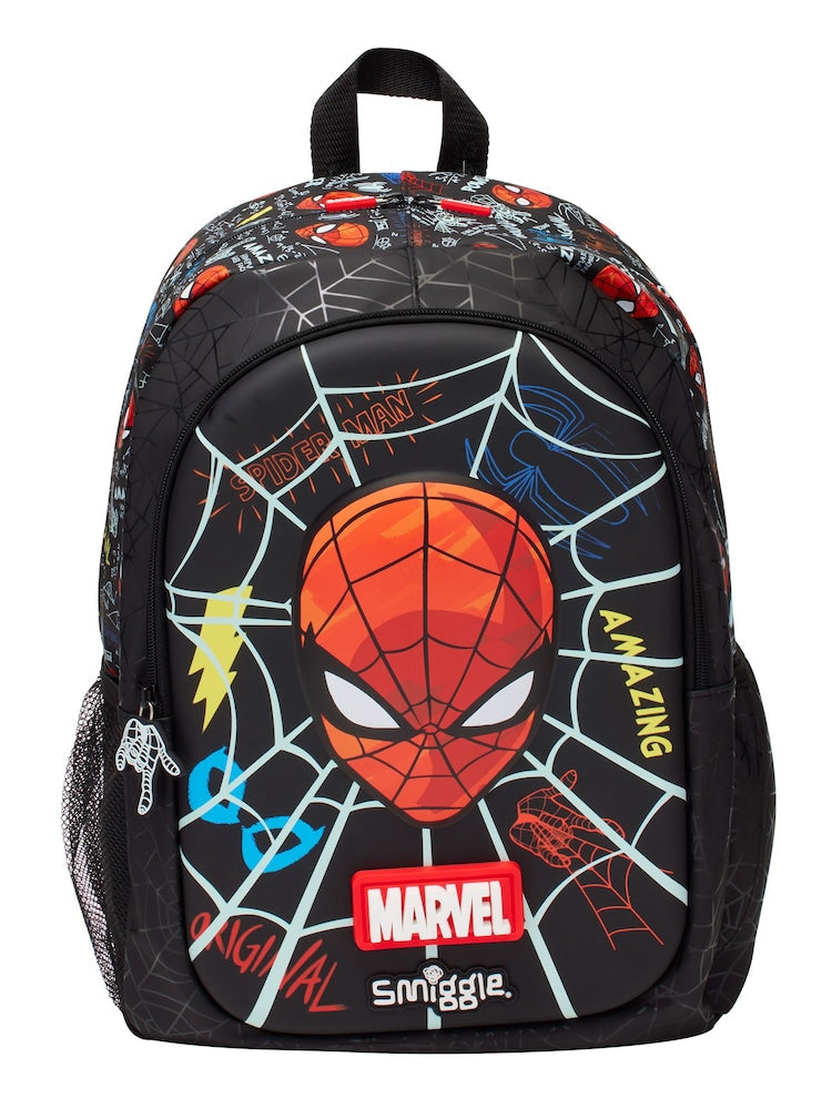 Smiggle Spider-Man School Bag – colorful and stylish 16-inch backpack for kids

