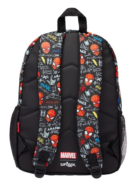 Smiggle School Bag : Spider-Man Colorful & Stylish 16 Inch Backpack for Kids