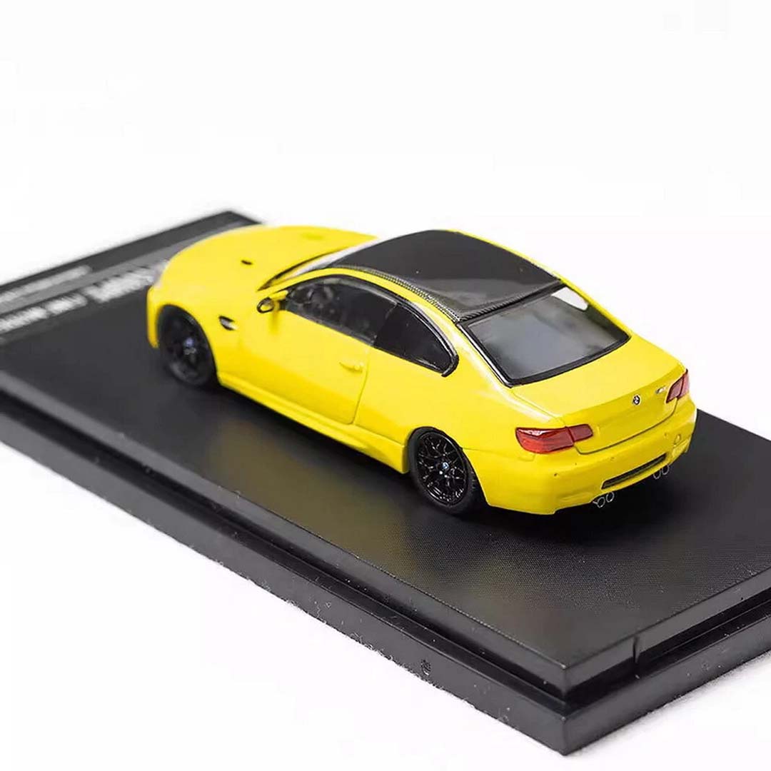 Fine Model 1/64 BMW M3 Coupe E92 – Yellow – Die-Cast Car Model Toy Collectible