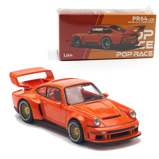 PARA64 POP Race 1:64 Singer DLS Turbo Track Orange – Diecast Model Car