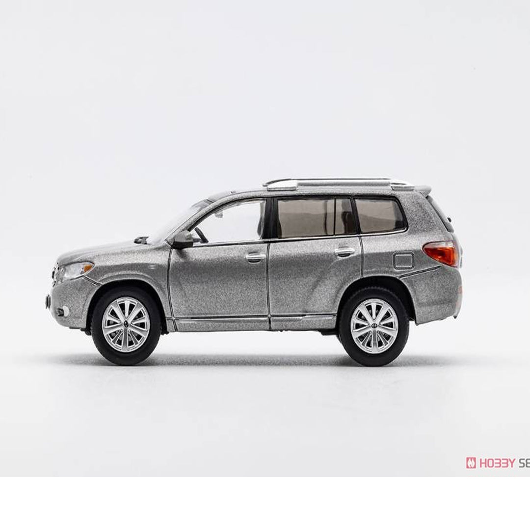 GCD 1:64 Toyota Highlander Diecast Model Car – Gray LHD | Premium Collectible SUV Miniature