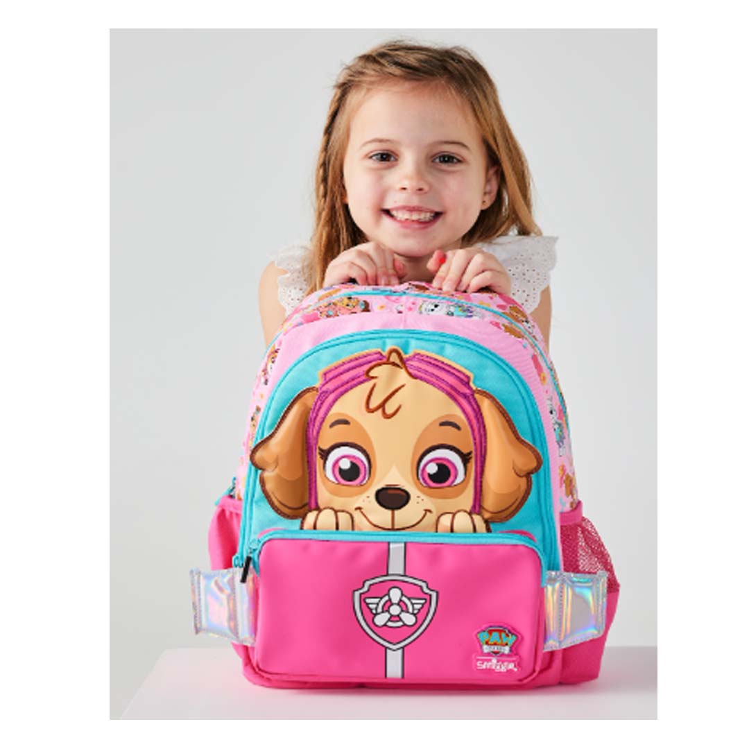 Smiggle School Bags Paw Patrol Pink Junior Skye Backpack (38cm) – Cute & Functional Kids' Bag