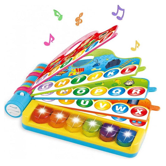 Phonics Piano for Kids – Infant Learning Toy with Lights, Music, and ABC Keys | Musical Instrument Gift for Toddlers Ages 18+ Months