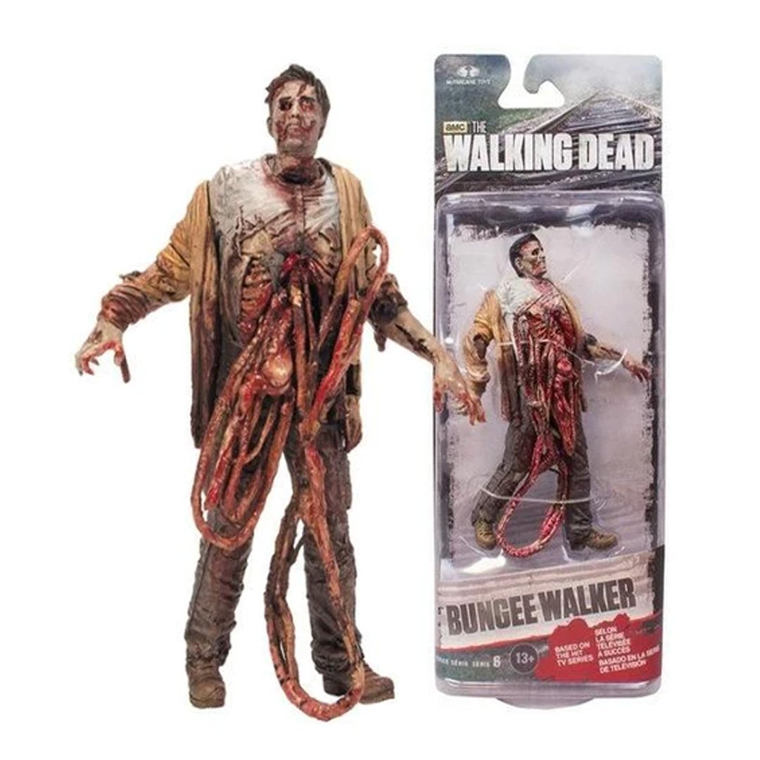 McFarlane Toys Bungee Walker action figure from The Walking Dead TV series, featuring removable intestines and dynamic poseability.​

