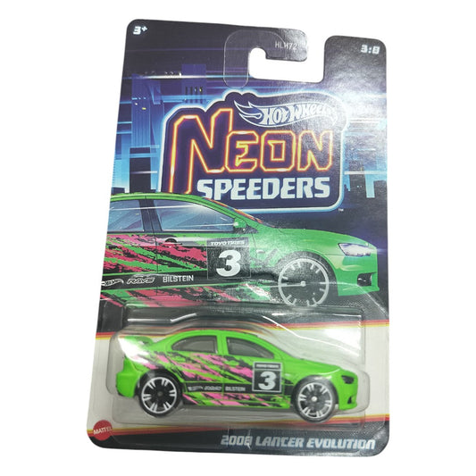 Hot Wheels 2008 LANCER EVOLUTION Neon Speeders 1:64 Scale Die-Cast Vehicle
