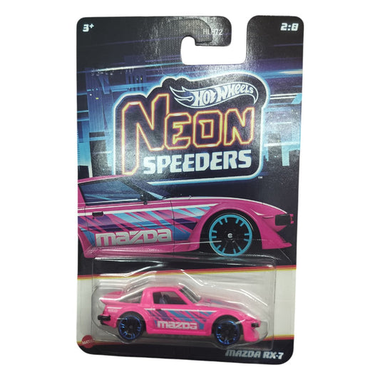Hot Wheels MAZDA RX-7 Neon Speeders 1:64 Scale Die-Cast Vehicle