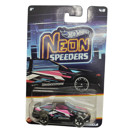 Hot Wheels TOYOTA AE-86 COROLLA  Neon Speeders 1:64 Scale Die-Cast Vehicle