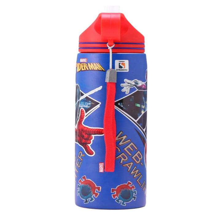 Striders Spider-Man Printed Stainless Steel Sipper Bottle - 700Ml