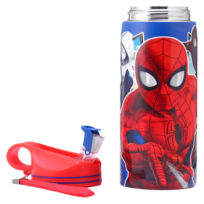 Striders Spider-Man Printed Stainless Steel Sipper Bottle - 700Ml