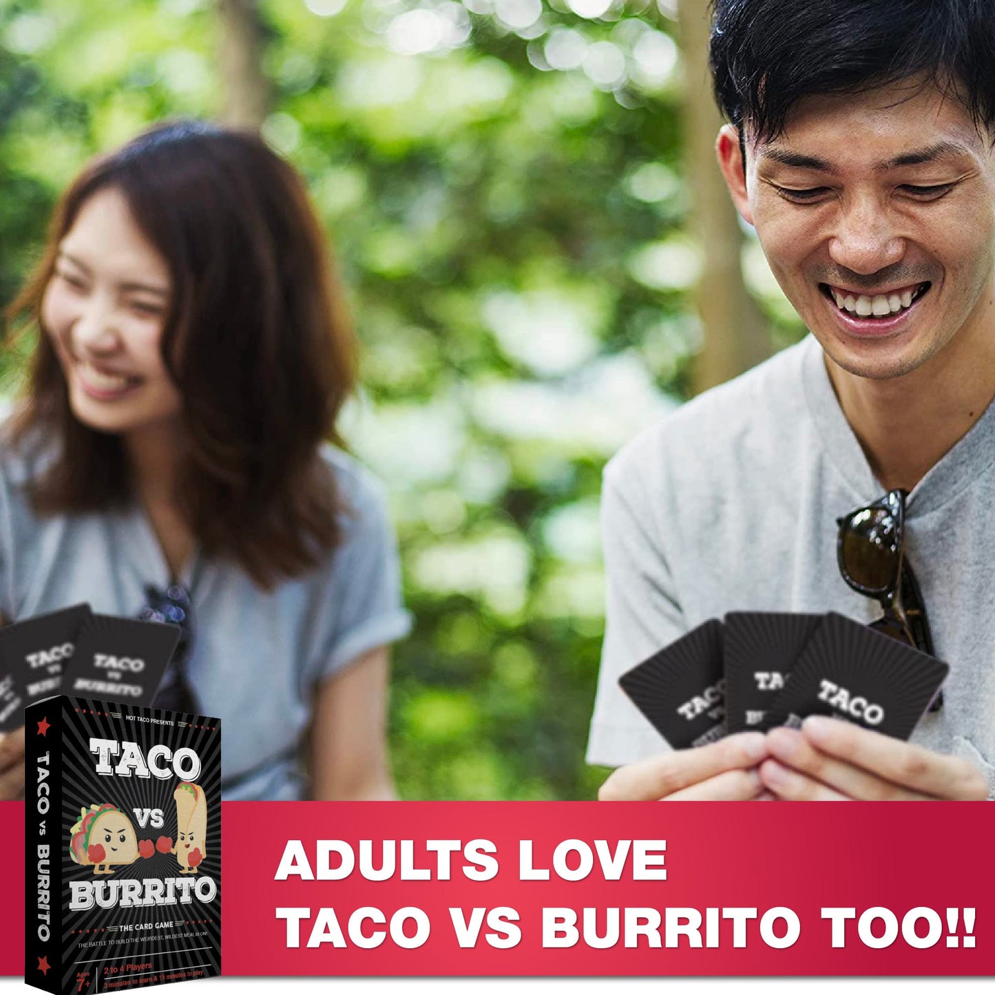 Taco vs Burrito Card Game