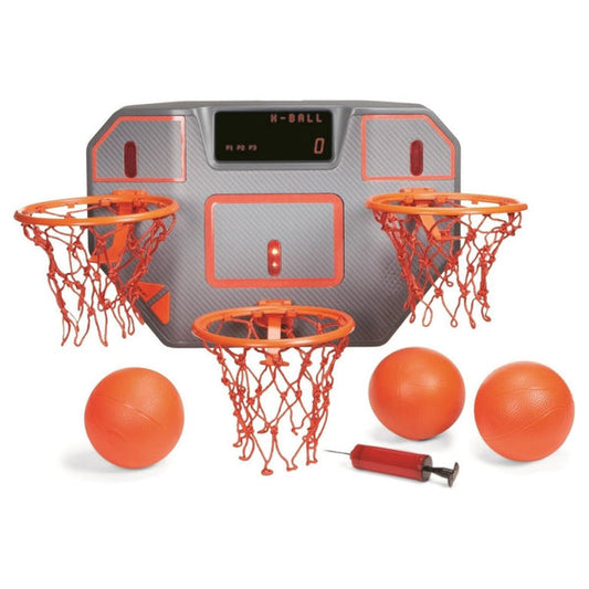 Game Point Triple Shot Challenge Indoor Basketball Play Set