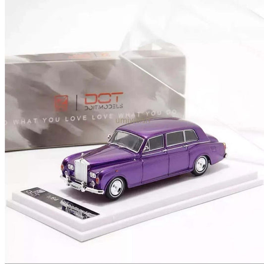 DOT x DCM 1/64 Scale Rolls-Royce Phantom VI Purple – Premium Diecast Car Model Collectible