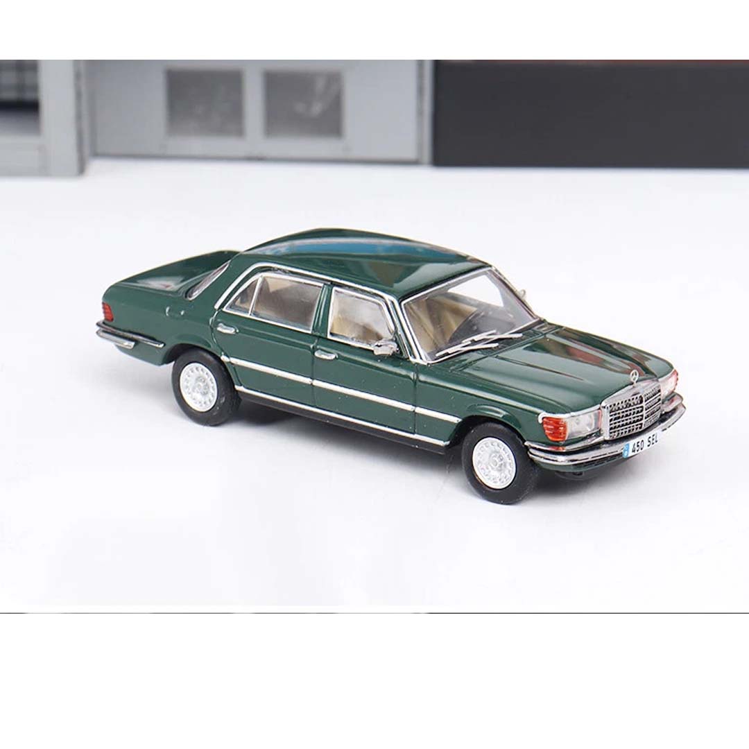 Maxwell 1:64 Gen.5 Mercedes Benz S-Class 450SEL W116 Model Diecast Alloy Car - Green