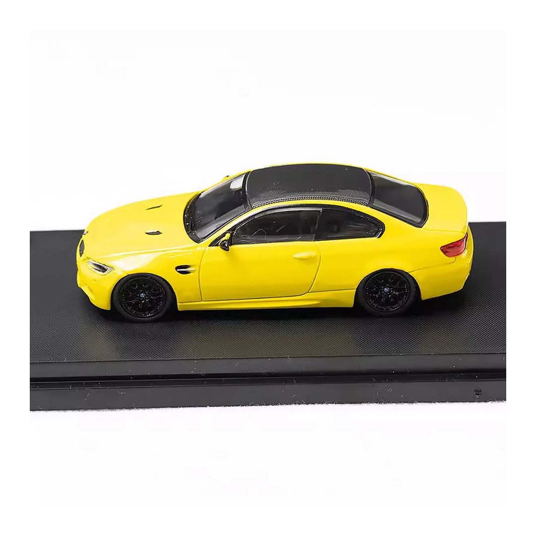 Fine Model 1/64 BMW M3 Coupe E92 – Yellow – Die-Cast Car Model Toy Collectible