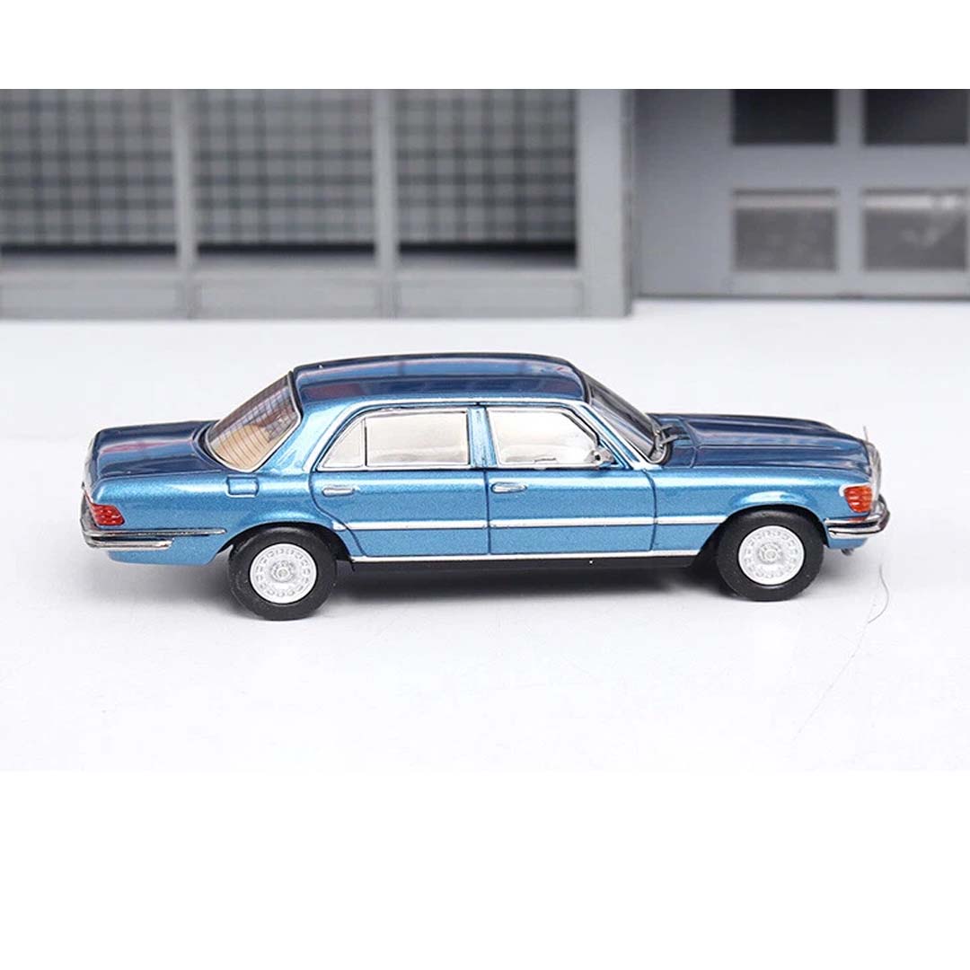 Maxwell 1:64 Gen.5 Mercedes Benz S-Class 450SEL W116 Model Diecast Alloy Car - Blue
