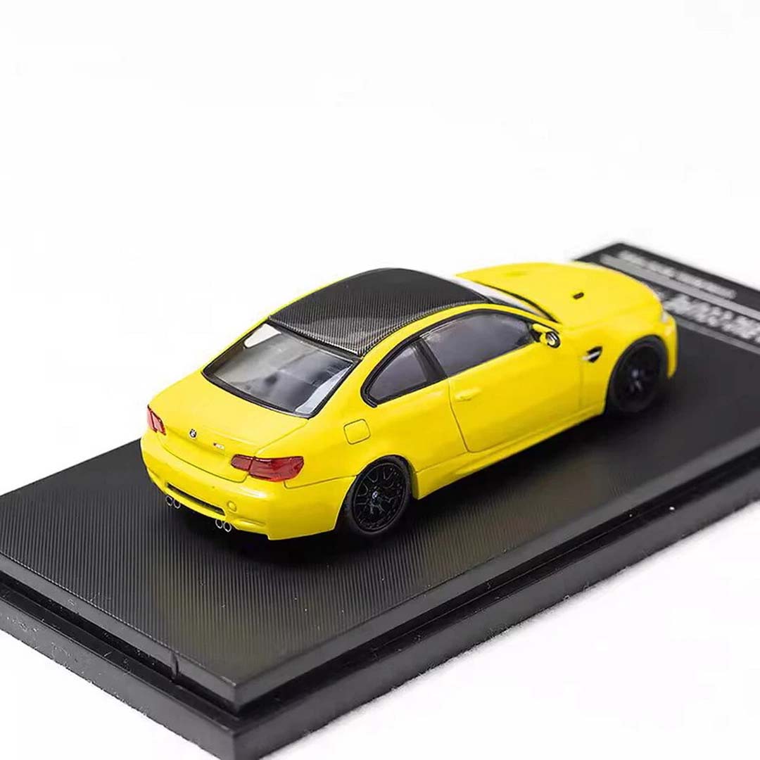 Fine Model 1/64 BMW M3 Coupe E92 – Yellow – Die-Cast Car Model Toy Collectible