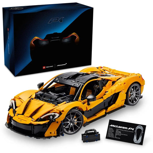 LEGO 42172 Technic McLaren P1 Hypercar – 3893 Pieces, Age 18+