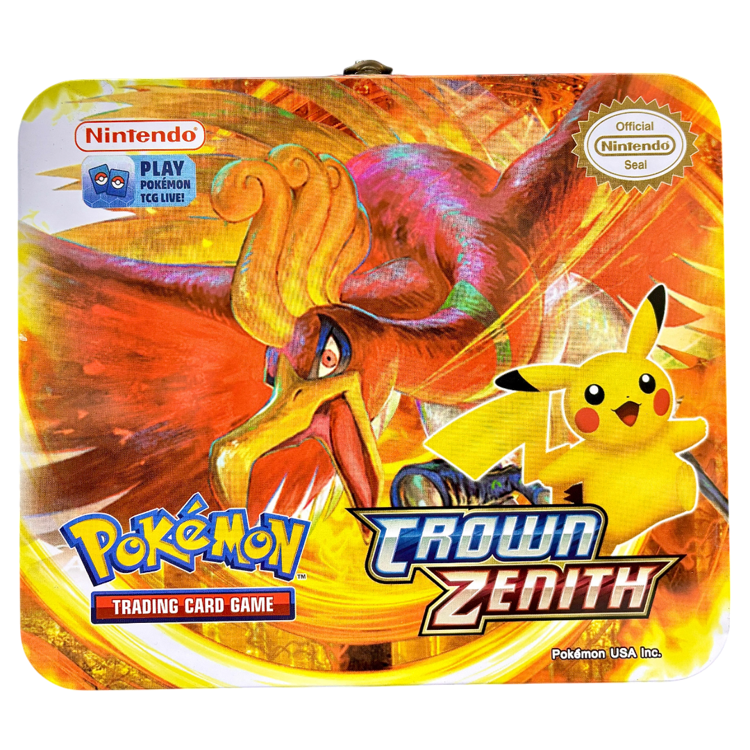 Pokemon Playing Cards Sword & Shield Crown Zenith Tin Box With Cards (Red)