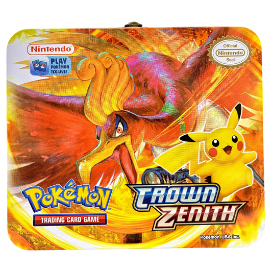 Pokemon Playing Cards Sword & Shield Crown Zenith Tin Box With Cards (Red)