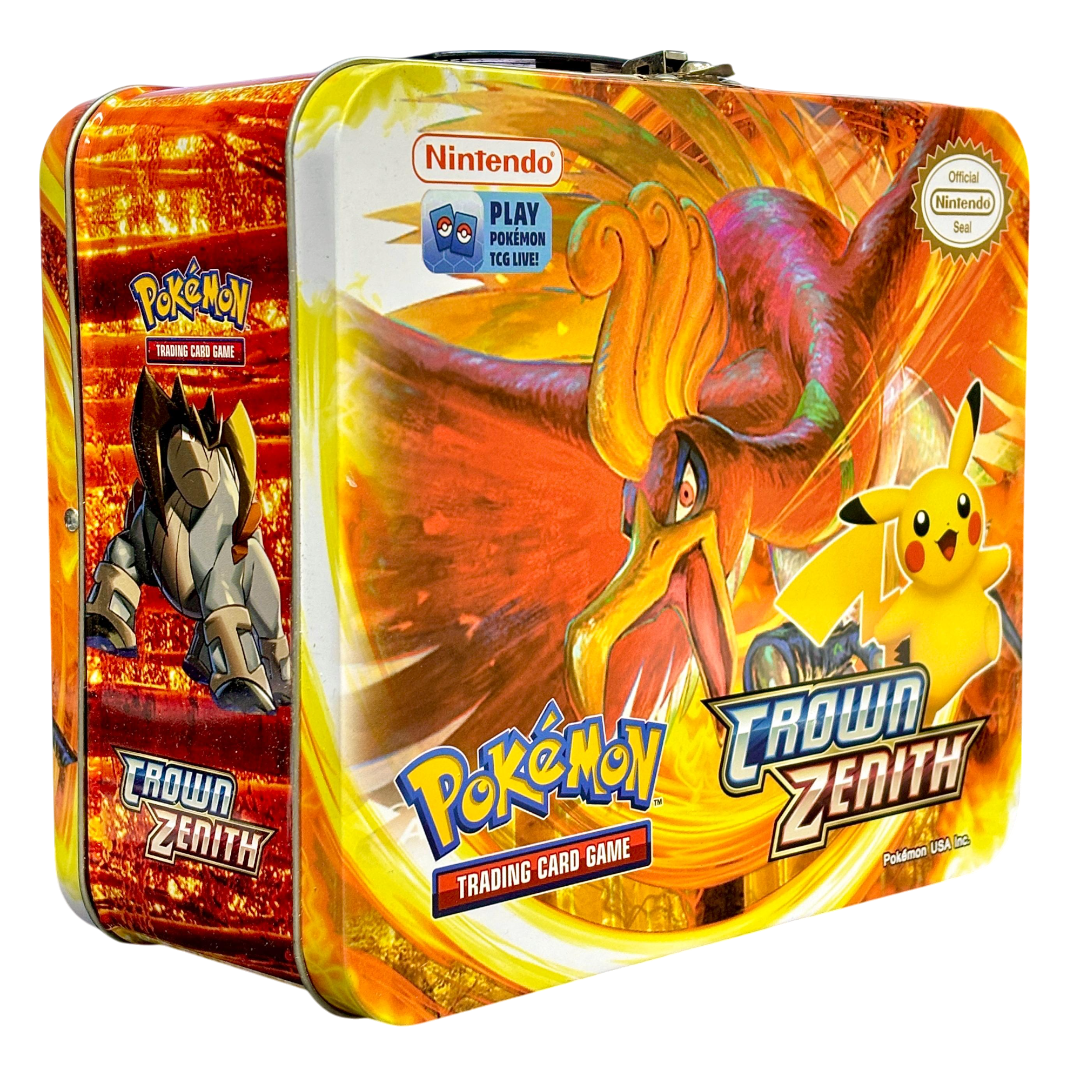 Pokemon Playing Cards Sword & Shield Crown Zenith Tin Box With Cards (Red)