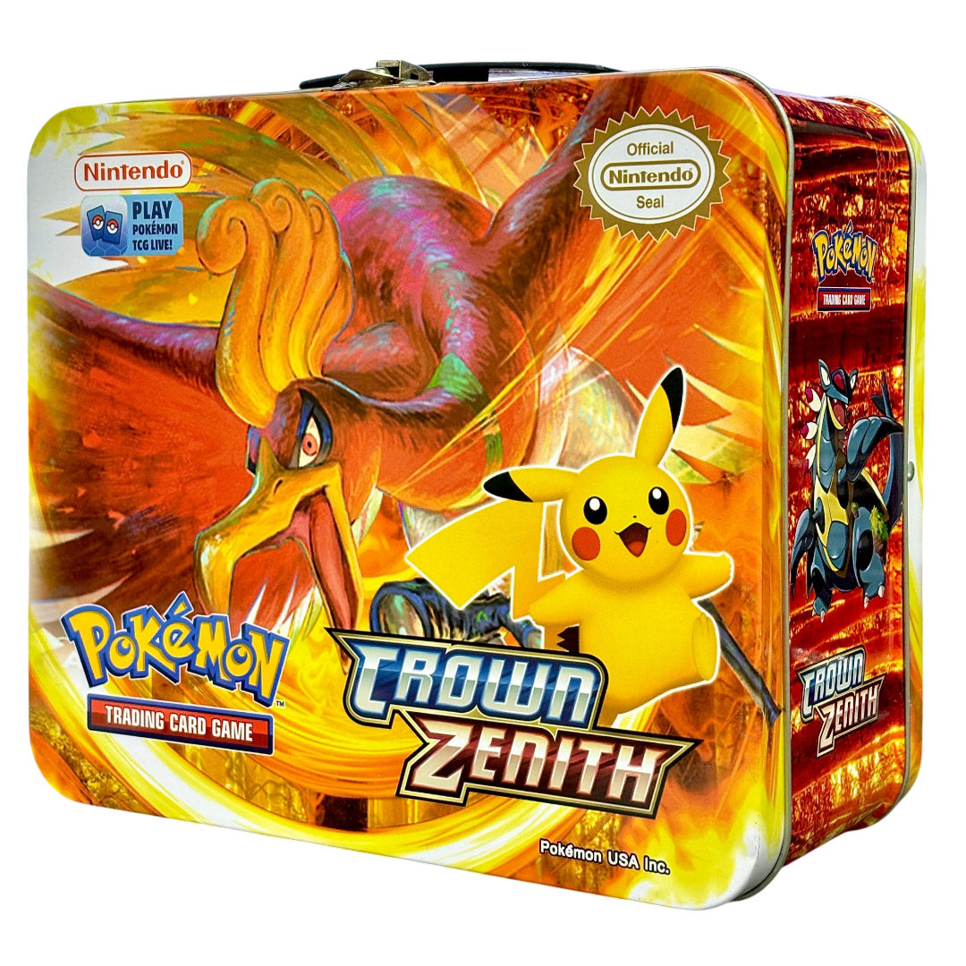 Pokemon Playing Cards Sword & Shield Crown Zenith Tin Box With Cards (Red)