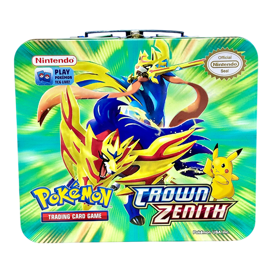 Pokemon Playing Cards Sword & Shield Crown Zenith Tin Box With Cards (Green)