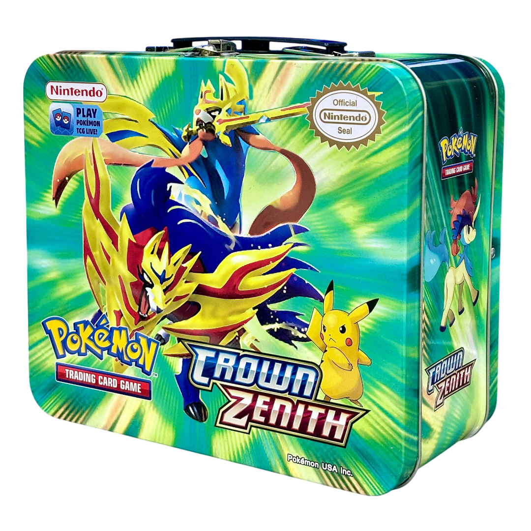 Pokemon Playing Cards Sword & Shield Crown Zenith Tin Box With Cards (Green)