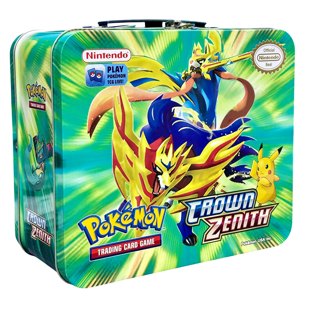 Pokemon Playing Cards Sword & Shield Crown Zenith Tin Box With Cards (Green)