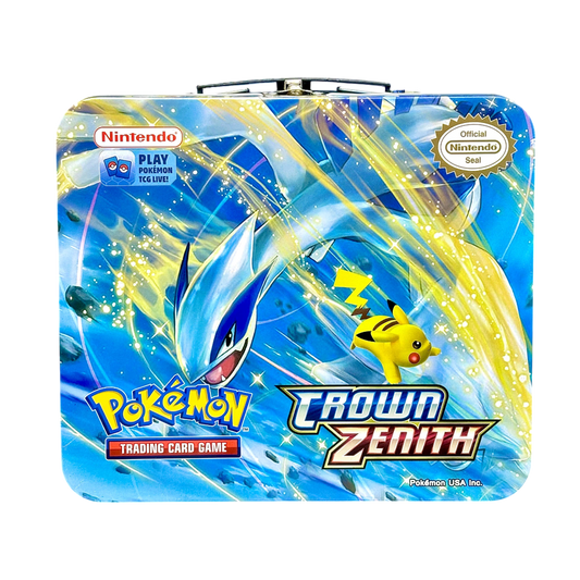 Pokemon Playing Cards Sword & Shield Crown Zenith Tin Box With Cards (Blue)
