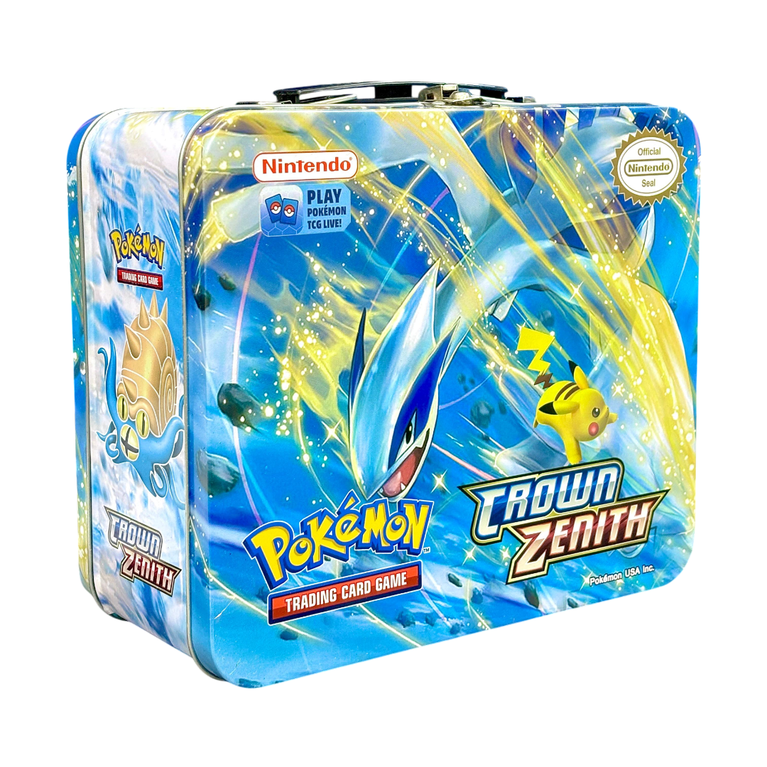 Pokemon Playing Cards Sword & Shield Crown Zenith Tin Box With Cards (Blue)