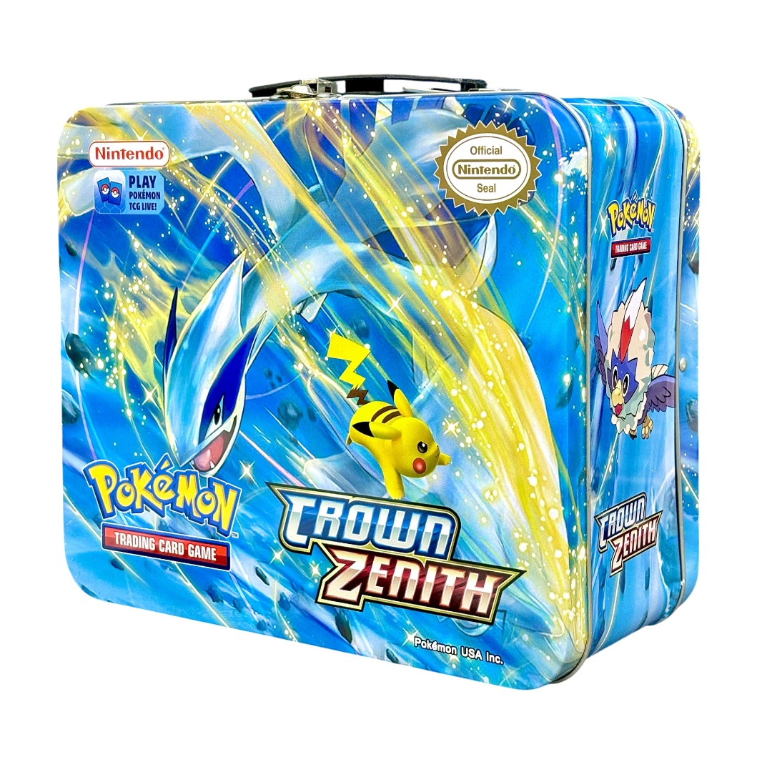 Pokemon Playing Cards Sword & Shield Crown Zenith Tin Box With Cards (Blue)